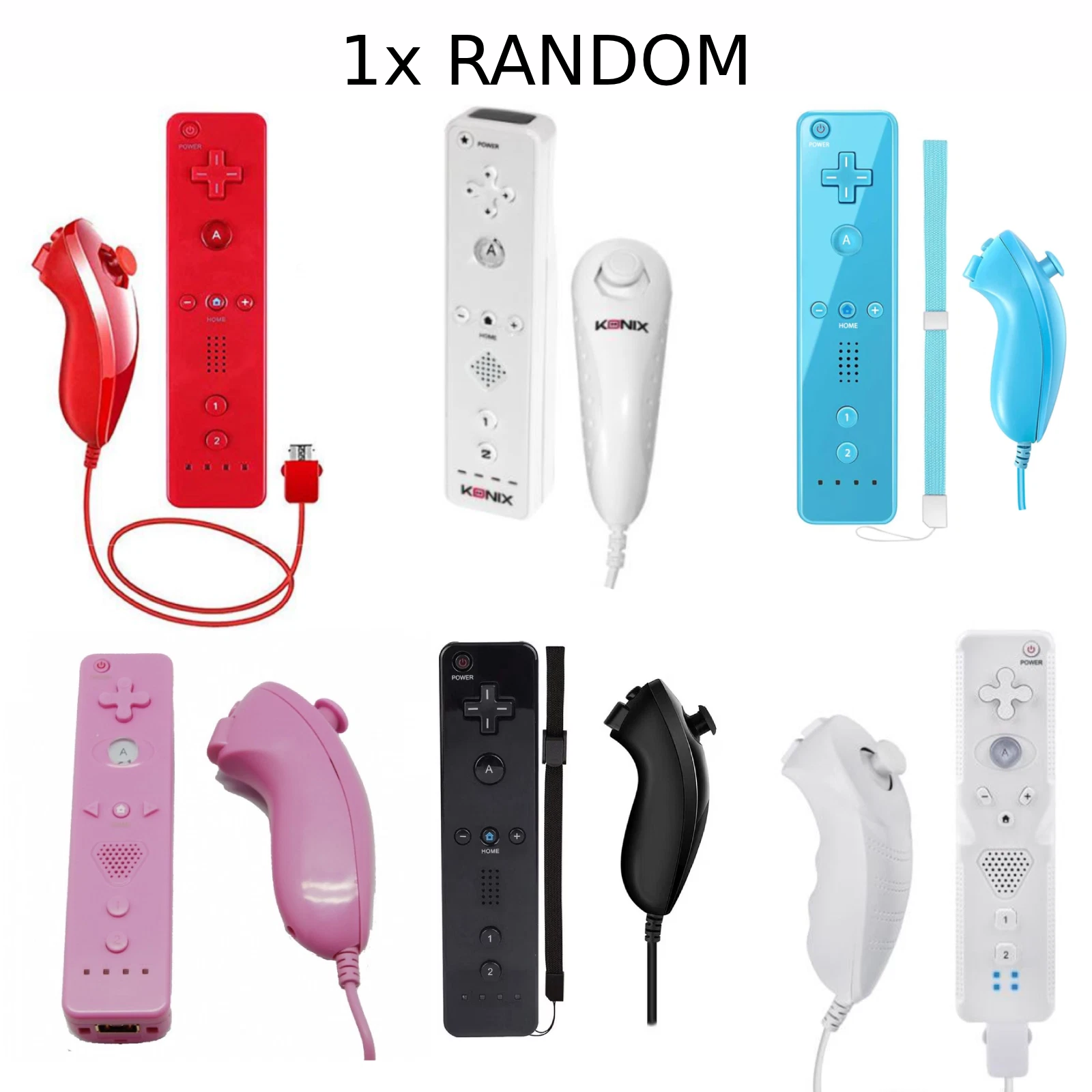 Nintendo Wii Accessori a Scelta Controller Gamepad Base Volante Sensore Pedana