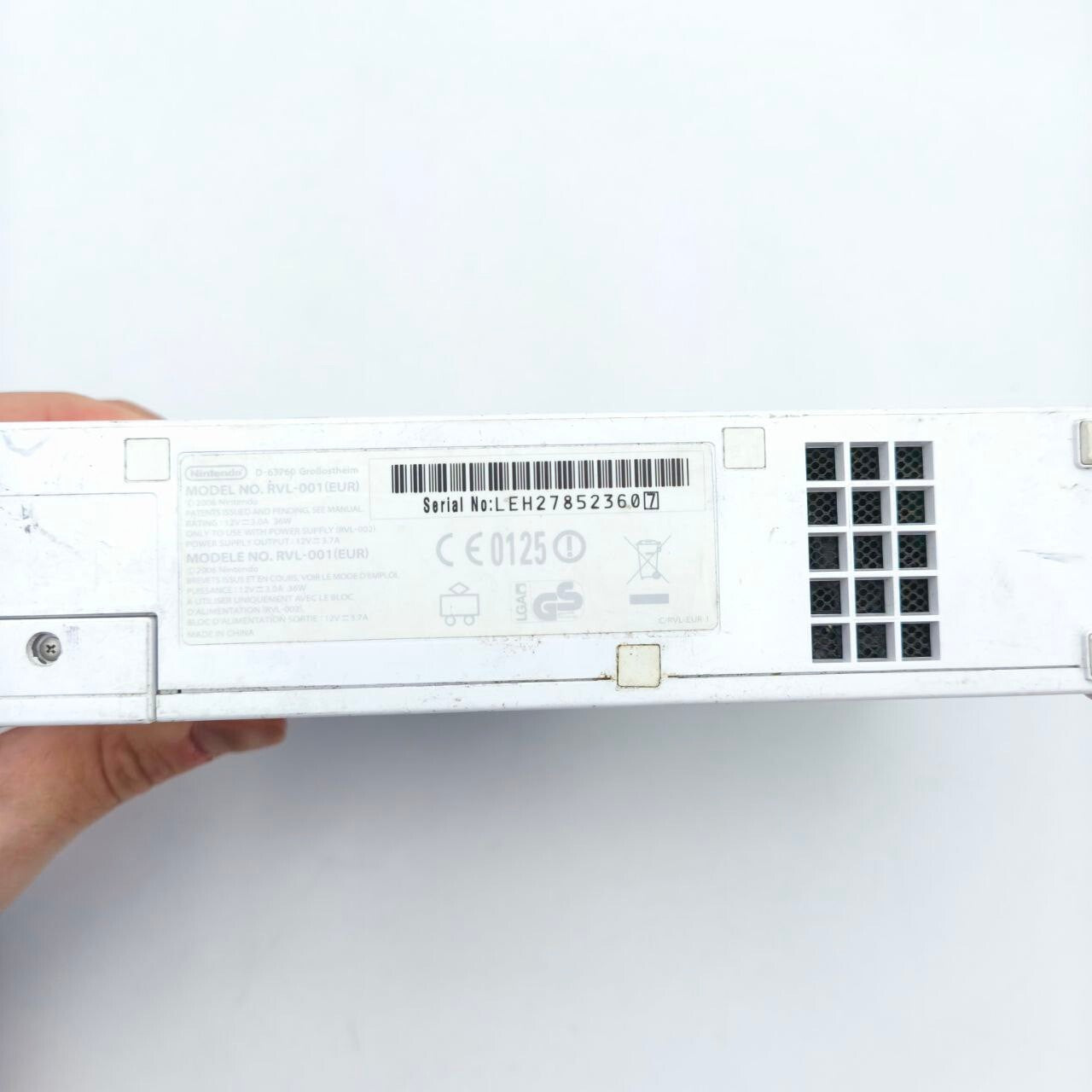 NINTENDO WII BIANCA CONSOLE ORIGINALE TESTATA FUNZIONANTE2