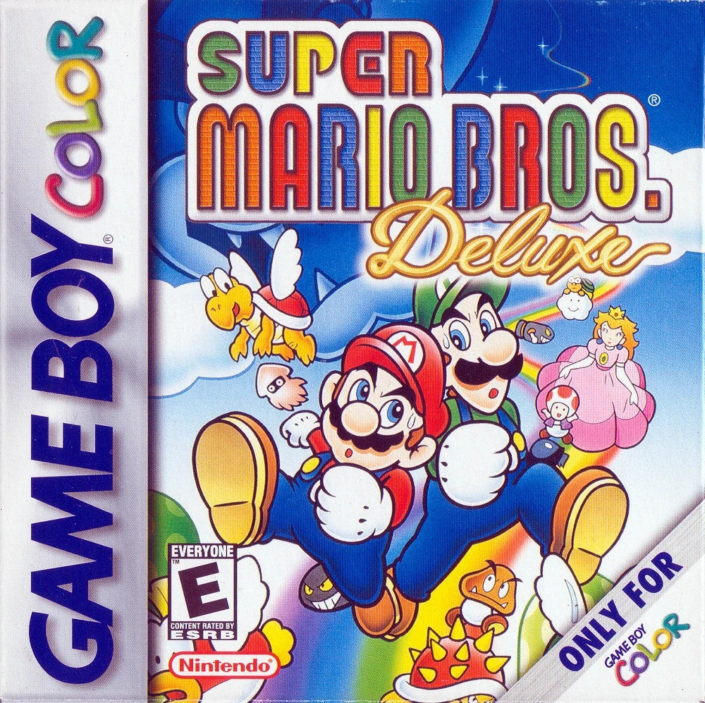 Gioco Super Mario Bros Deluxe - eccellente solo Cartuccia per GBC Game Boy Color