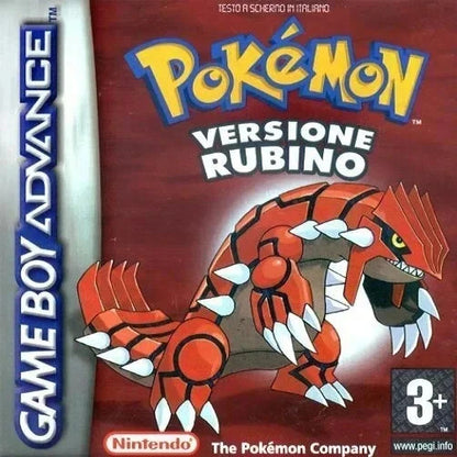 Pokemon Rubino Zaffiro Game Boy Advance GBA ORIGINALE Batteria Nuova In Garanzia