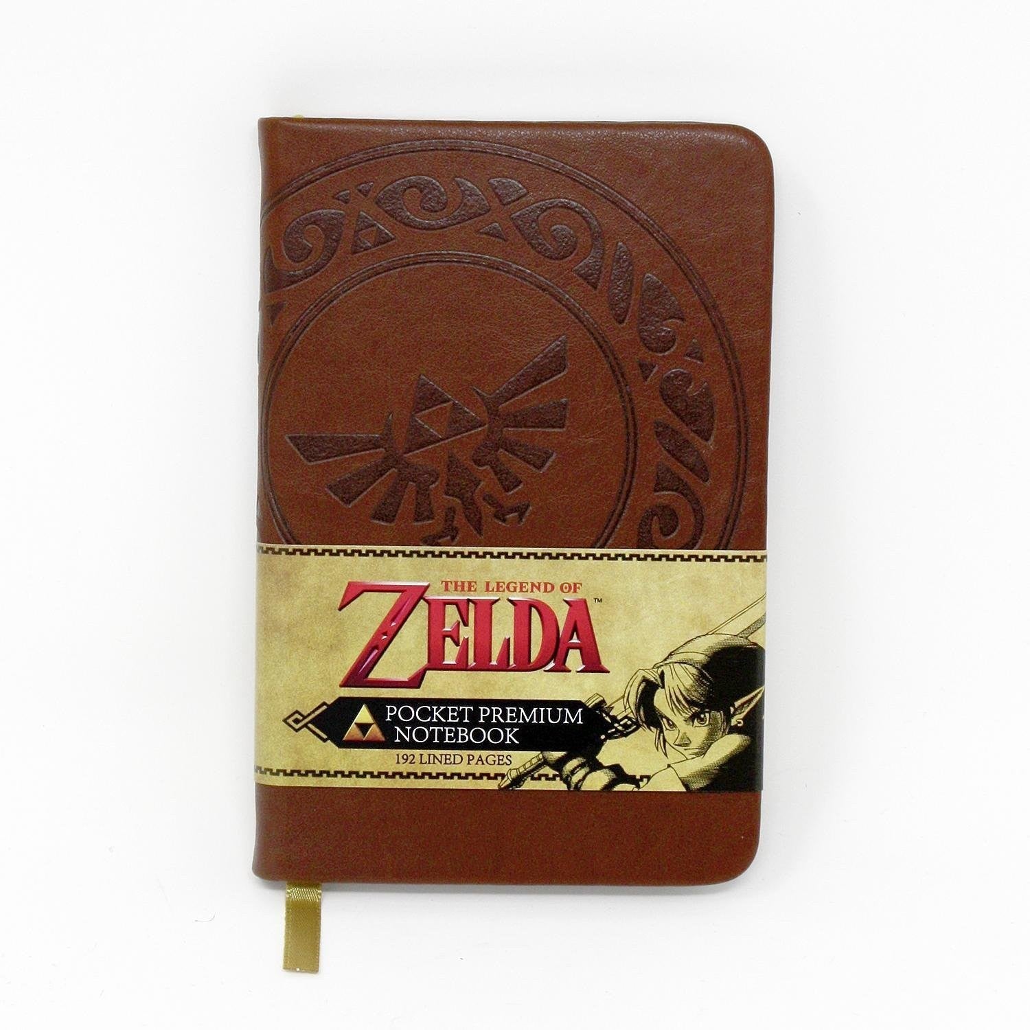 The Legend of Zelda Triforce A6 Marrone Taccuino Premium Pocket Notebook