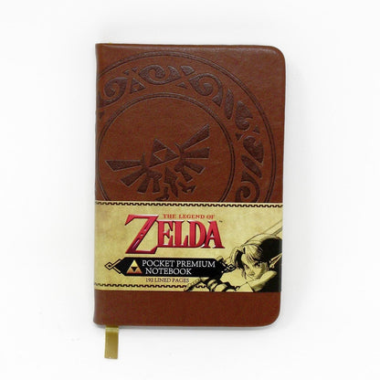 The Legend of Zelda Triforce A6 Marrone Taccuino Premium Pocket Notebook