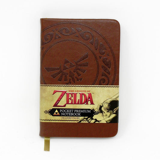 The Legend of Zelda Triforce A6 Marrone Taccuino Premium Pocket Notebook
