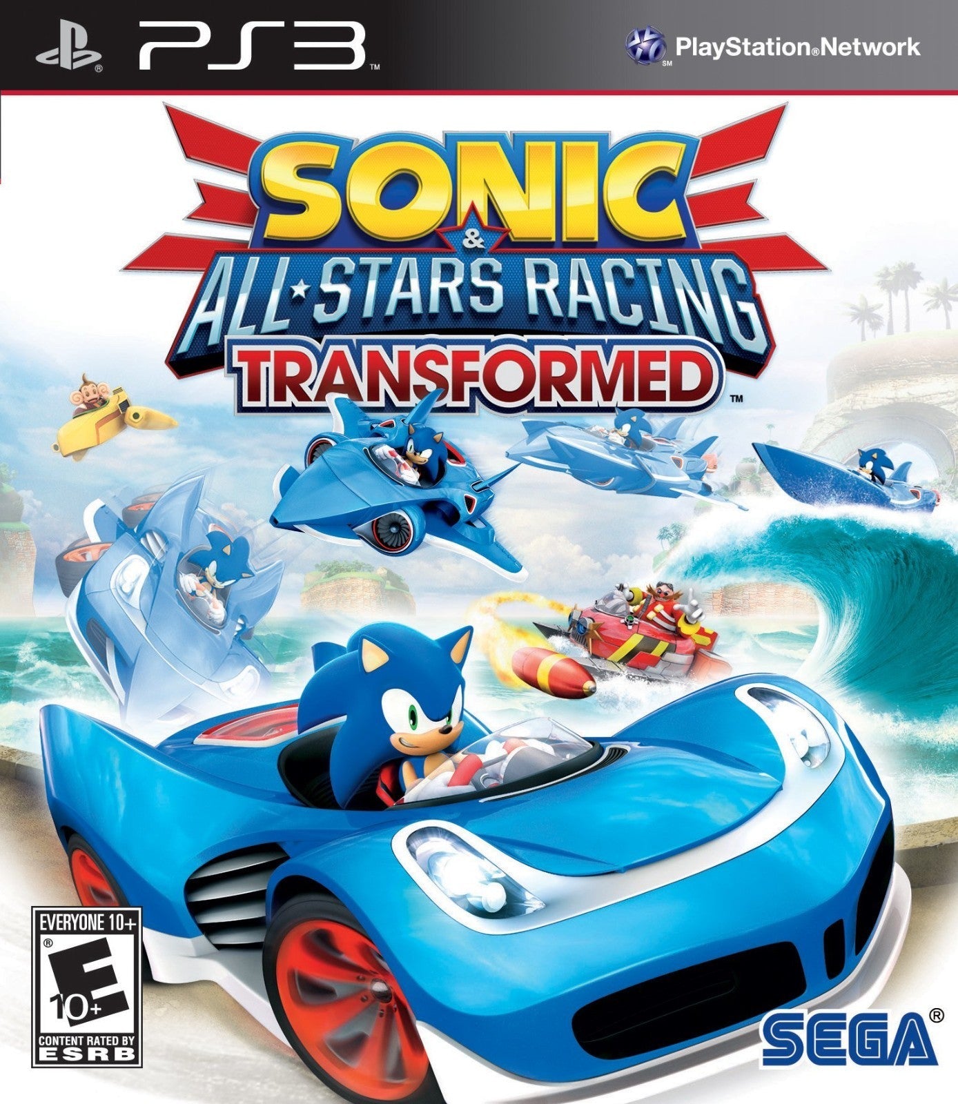 Gioco Sonic All-Stars Racing Transformed PS3 Playstation 3