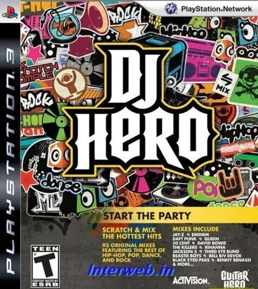 Gioco DJ Hero per PS3 Playstation 3