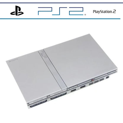 Gebrauchte Sony PlayStation 2 (PS2 Slim/Fat) mit Kabeln – mit Garantie