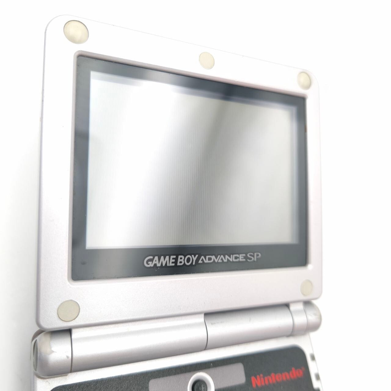 NINTENDO GAME BOY ADVANCE SP NES LIMITED EDITION AGS 001 CONSOLE con CARICATORE