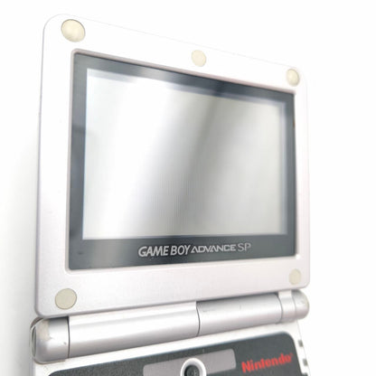 NINTENDO GAME BOY ADVANCE SP NES LIMITED EDITION AGS 001 CONSOLE con CARICATORE