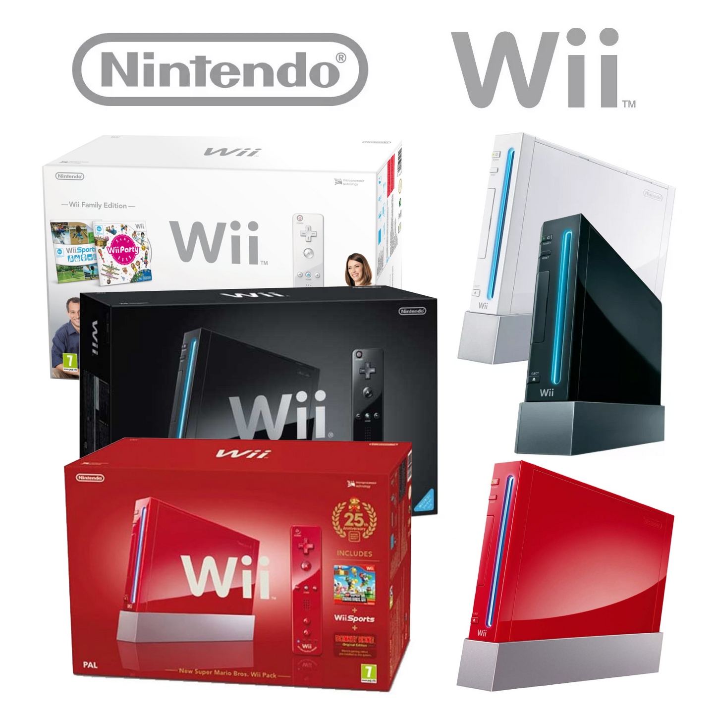 Nintendo Wii Console Originale Varie Edizioni Usata Ricondizionata - IN GARANZIA