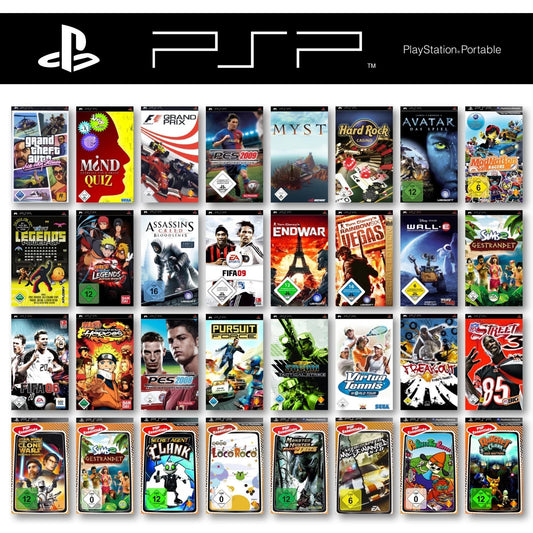 Sony PSP Playstation Gioco a Scelta tra i Migliori Titoli GTA Minecraft Cod FIFA