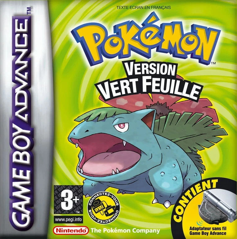 Pokemon Rosso Fuoco Verde Foglia Game Boy Advance GBA 100% ORIGINALE In Garanzia