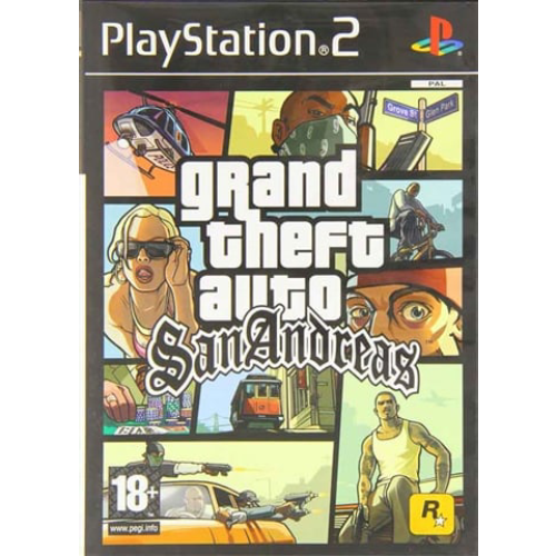 PS2 Playstation 2 GTA San Andreas Gioco Usato