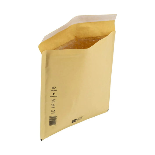 Buste Postali per Spedizioni Gialle Imbottite con Pluriball 100 Pezzi 15x21 cm0