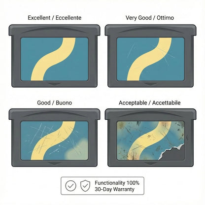 Pokemon Rosso Giallo Blu Game Boy Advance GBA ORIGINALE Batteria Nuova Garantito