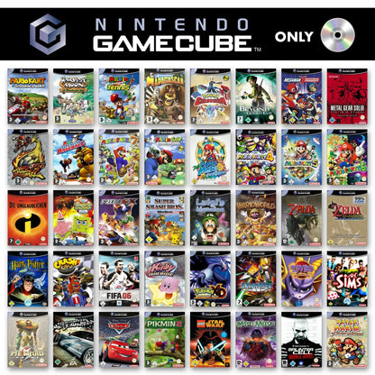 Nintendo GameCube Gioco A Scelta Solo Disco CD Smash Bros Zelda Mario Kart Luigi