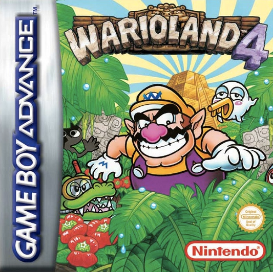 Gioco Wario Land 4 solo Cartuccia per GBA Game Boy Advance
