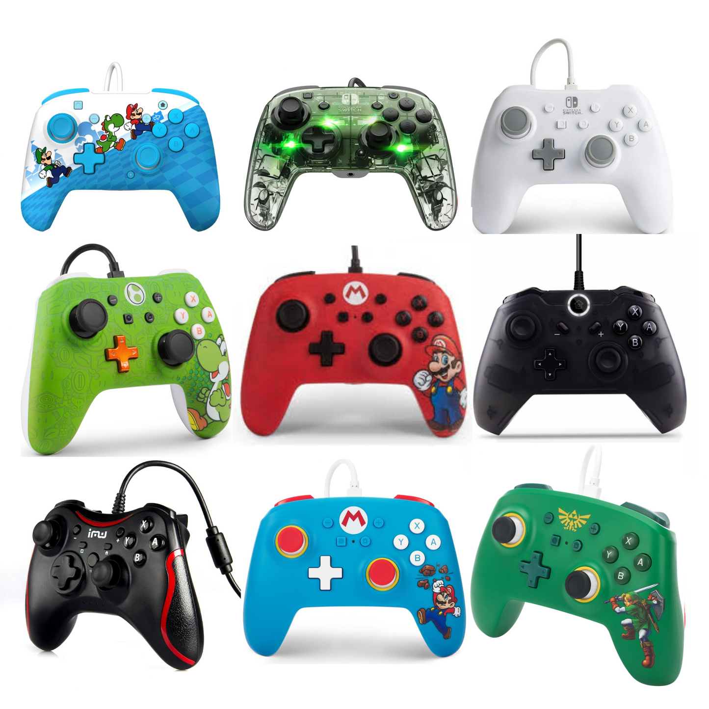 Nintendo Switch Accessori Compatibili Joycon Custodia Controller Volante Dock