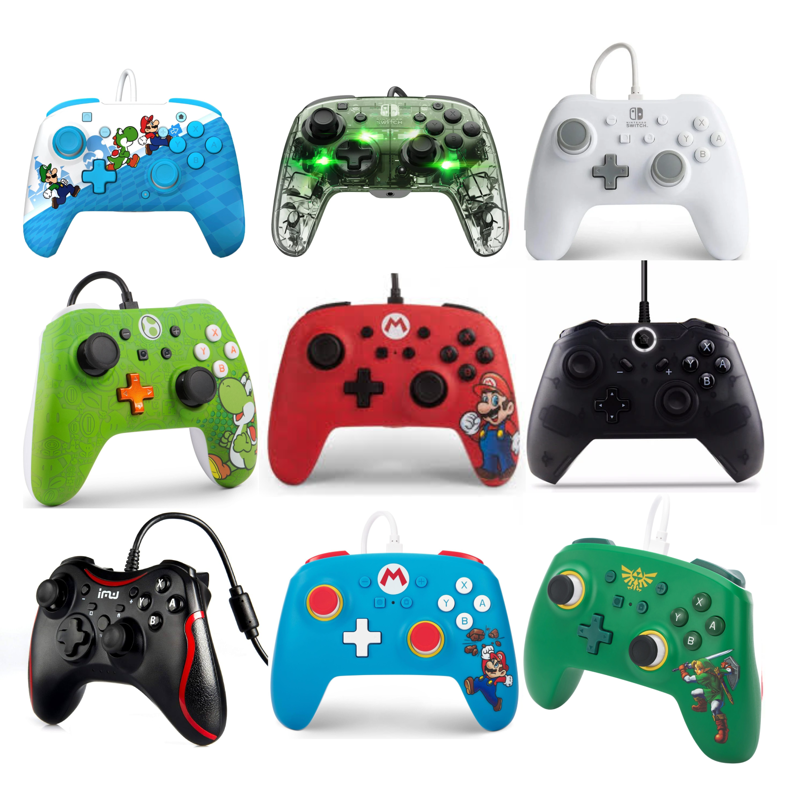 Nintendo Switch Accessori Compatibili Joycon Custodia Controller Volante Dock