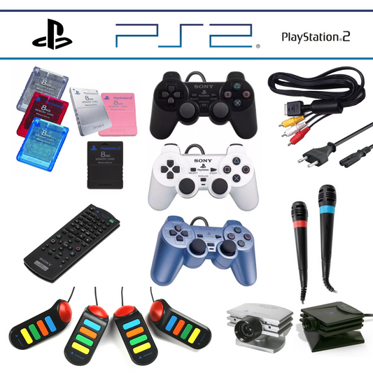 Sony Playstation 2 PS2 Accessori Controller Memory Card Camera Microfono Buzzers