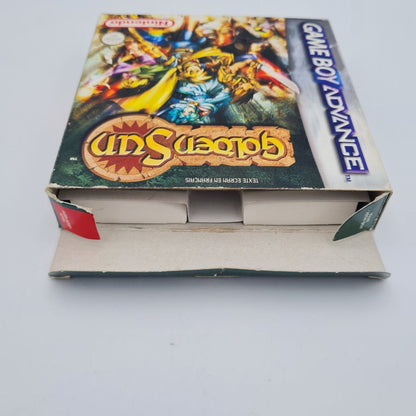 Golden Sun Per Nintendo Game Boy Advance Gba 100% ORIGINALE Francese con Scatola