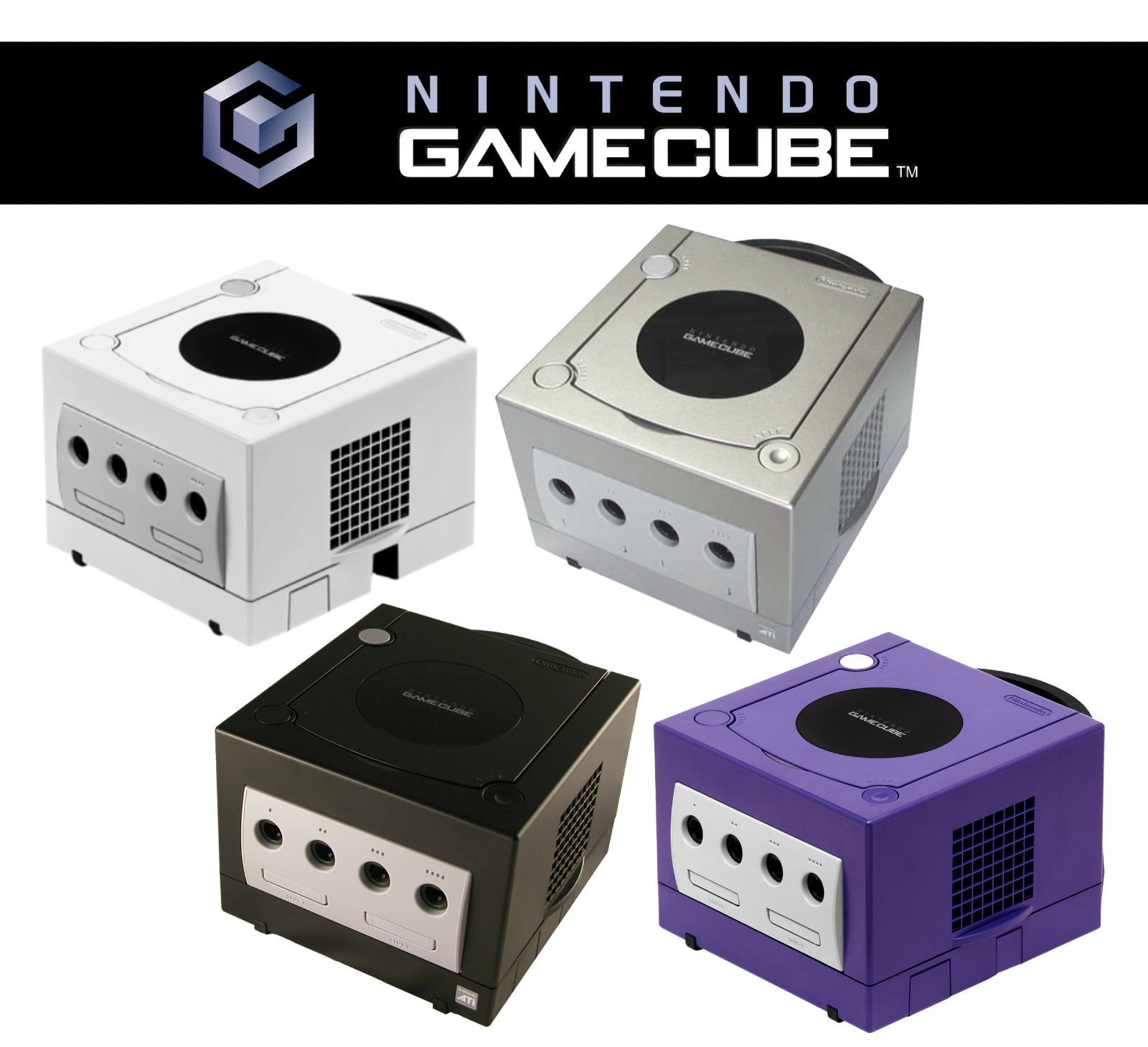 Nintendo GameCube Usata Console PAL Vari Colori con Cavi - In Garanzia