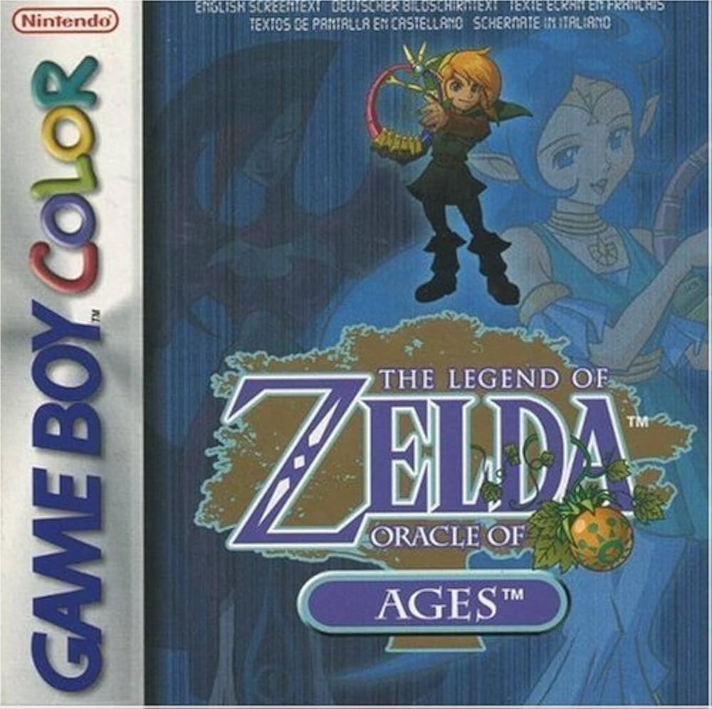 Gioco Zelda Oracle Of Ages - ottimo solo Cartuccia per GBC Game Boy Color