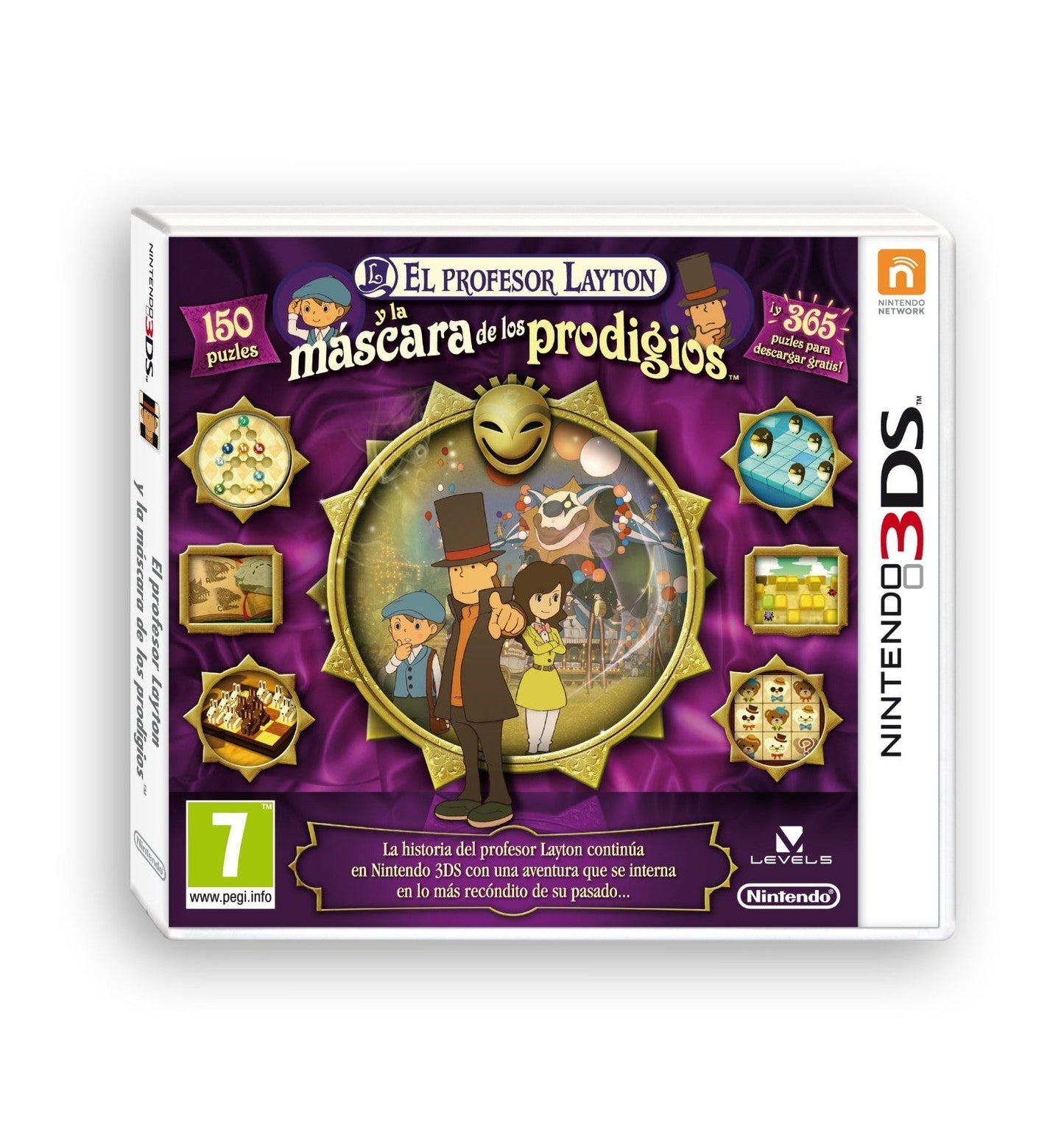 Gioco Professor Layton Y La Mascara De Los Prodigios (ES per Nintendo 3DS 2DS