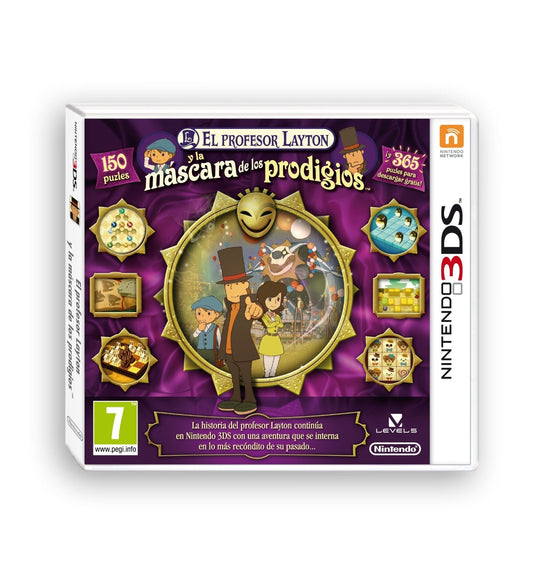 Gioco Professor Layton Y La Mascara De Los Prodigios (ES per Nintendo 3DS 2DS