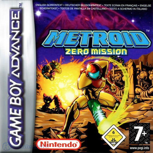 Gioco Metroid Zero Mission - eccellente solo Cartuccia per GBA Game Boy Advance