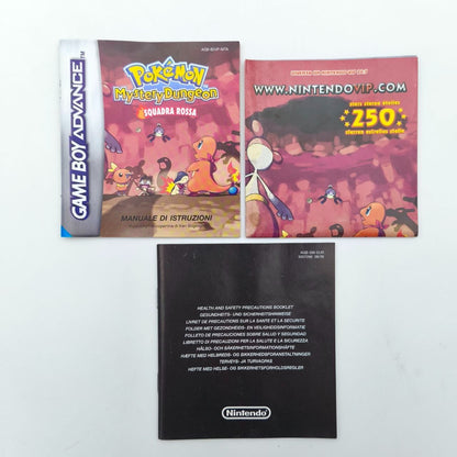 Pokemon Mystery Dungeon Squadra Rossa Game Boy Completo Originale Pal ITA