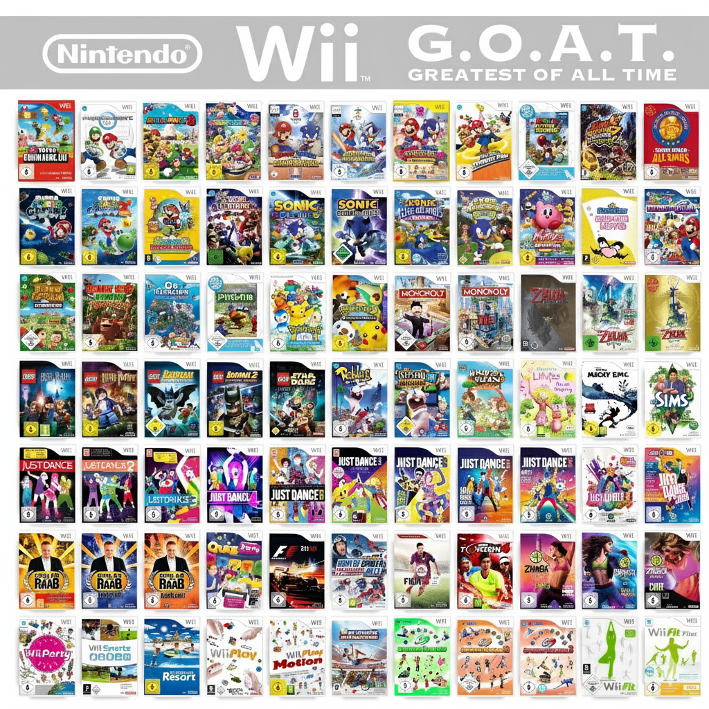 Nintendo Wii Gioco A Scelta tra i Migliori Titoli Zelda Mario Kart Just Dance