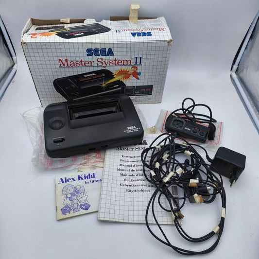 Sega Master System II Power Base Pal Scatola + Alex Kidd Gioco - In Garanzia0