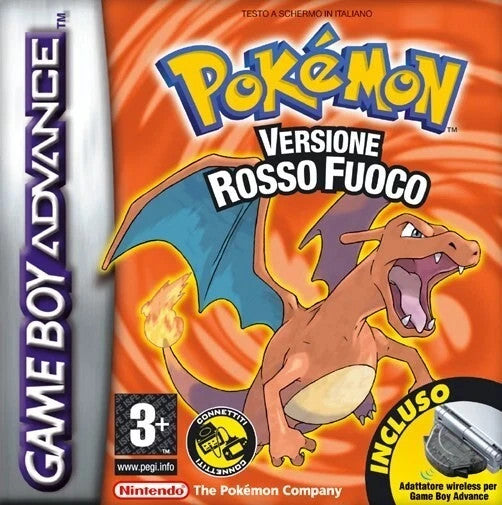 Pokemon Rosso Fuoco Verde Foglia Game Boy Advance GBA 100% ORIGINALE In Garanzia