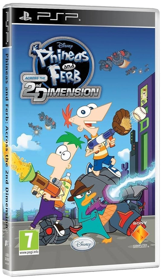 Gioco Phineas e Ferb Nella Seconda Dimensione per PSP Playstation Portable