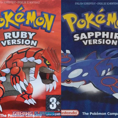 Pokemon Rubino Zaffiro Game Boy Advance GBA ORIGINALE Batteria Nuova In Garanzia