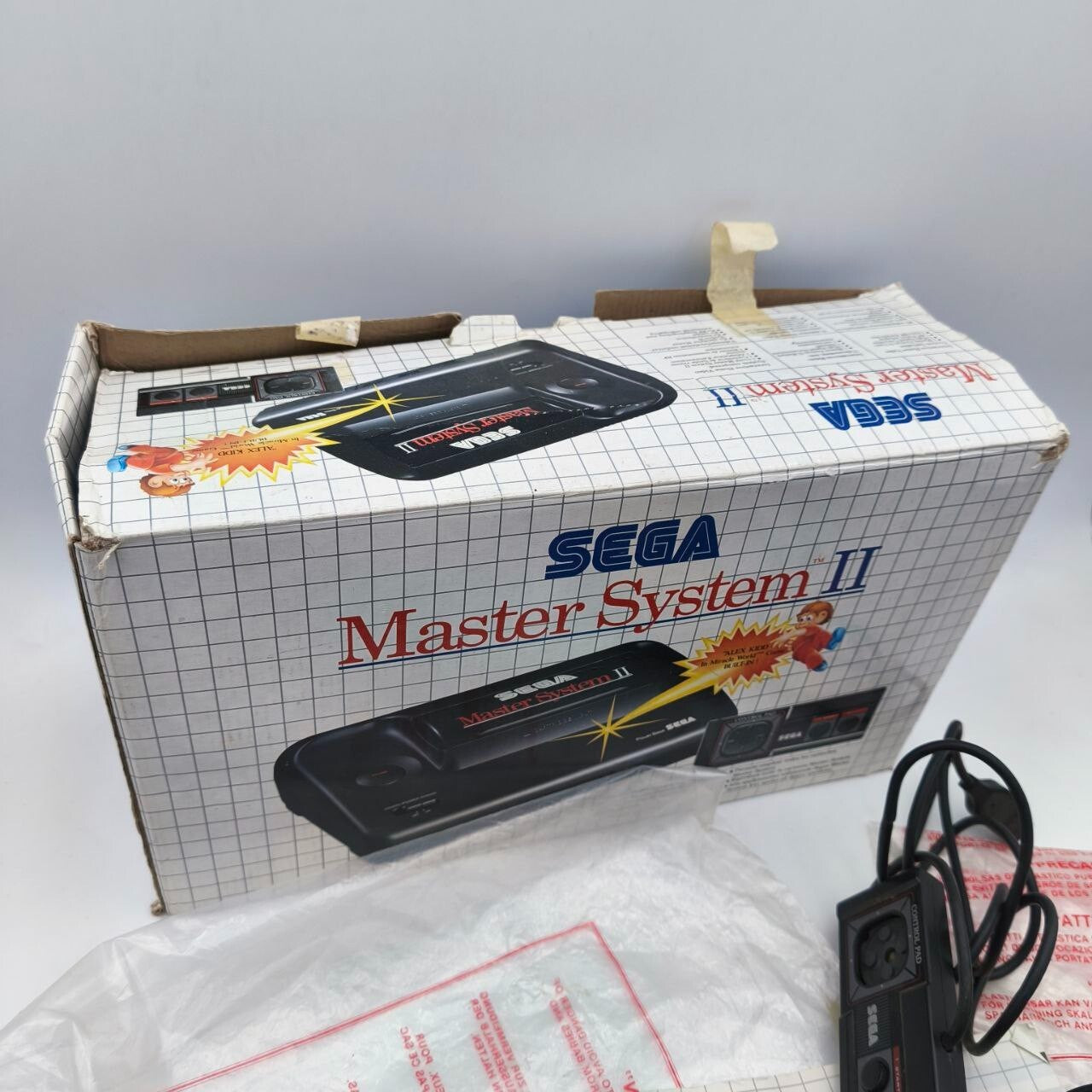 Sega Master System II Power Base Pal Scatola + Alex Kidd Gioco - In Garanzia1