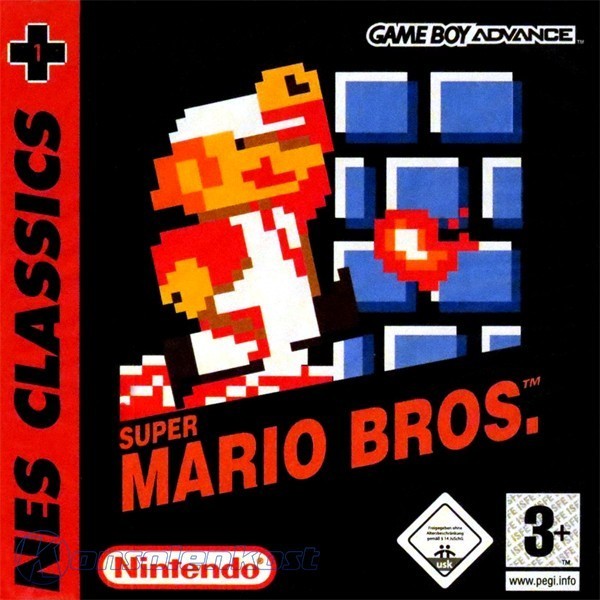 Gioco NES Classics Super Mario Bros solo Cartuccia per GBA Game Boy Advance