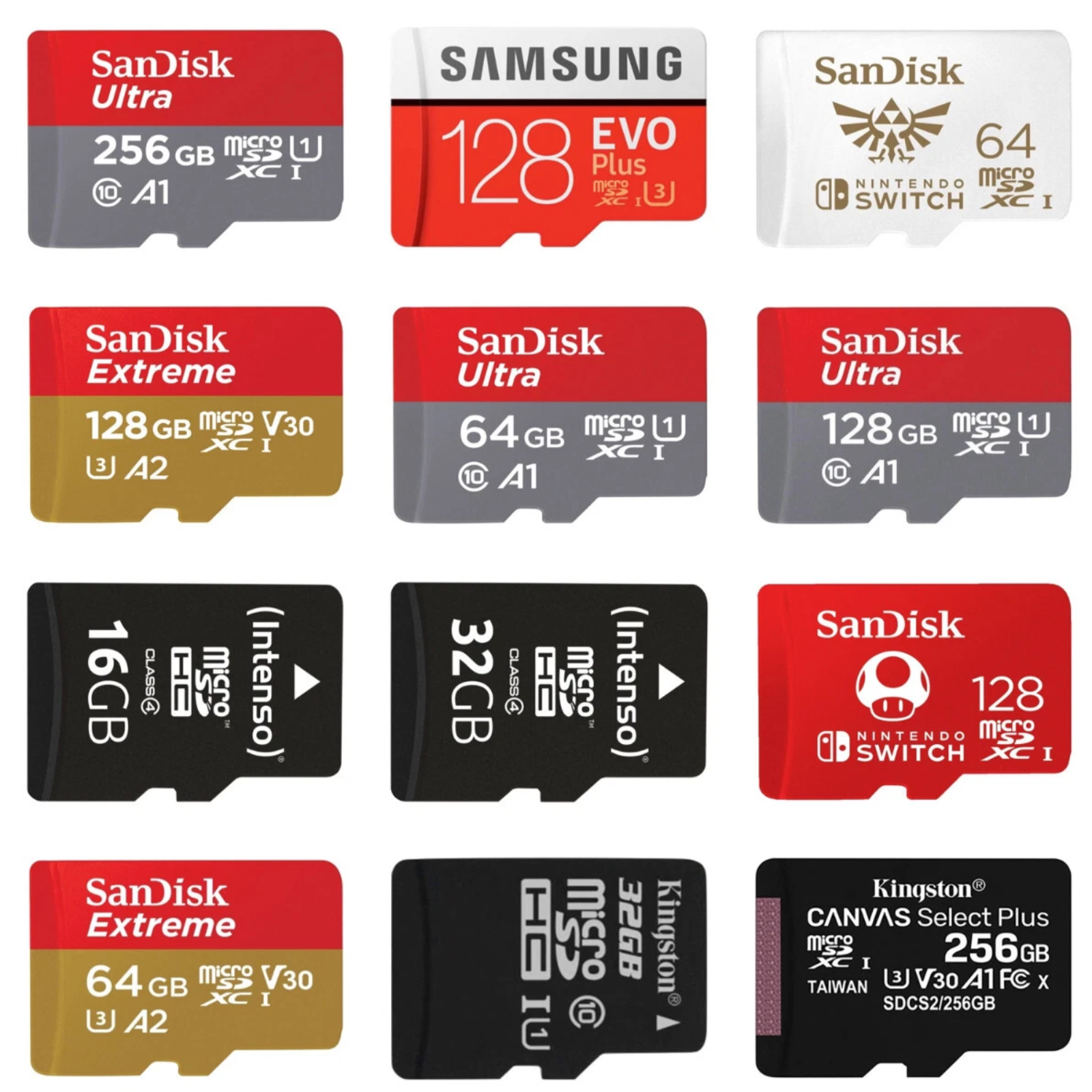 Micro SD Memory Card Scheda di Memoria Console Nintendo Switch Ufficiale Usata