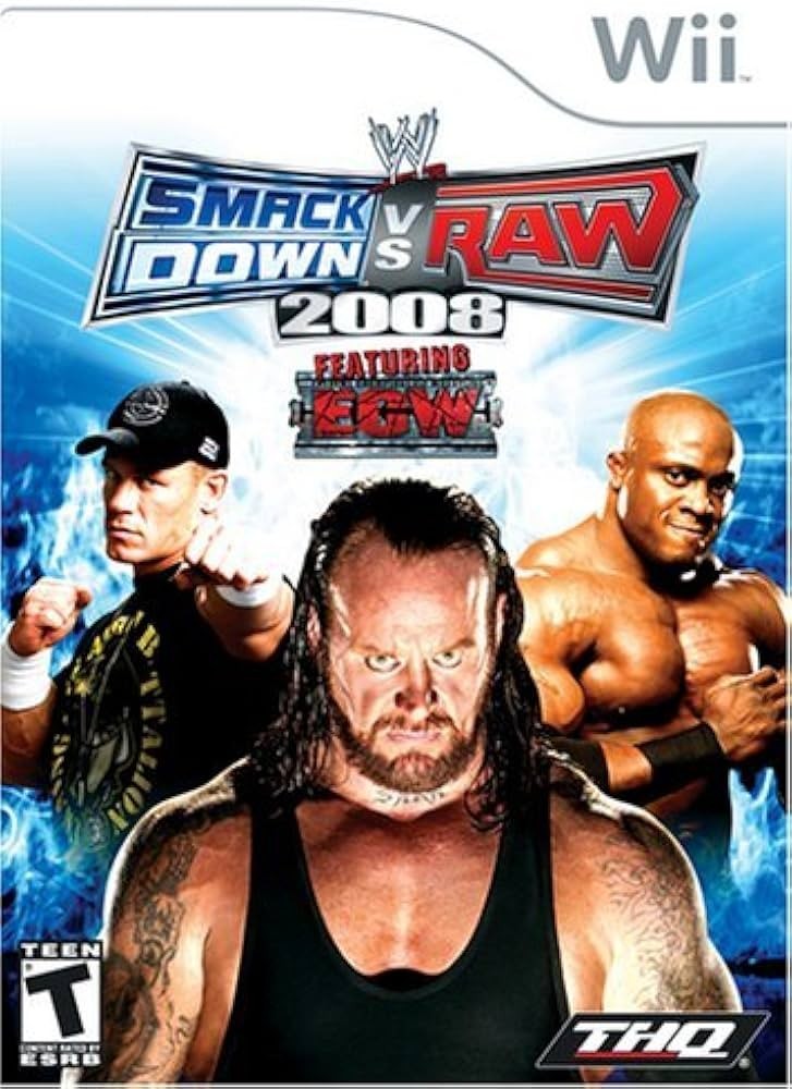 Gioco Smack Down Vs Raw 2008 per Nintendo Wii