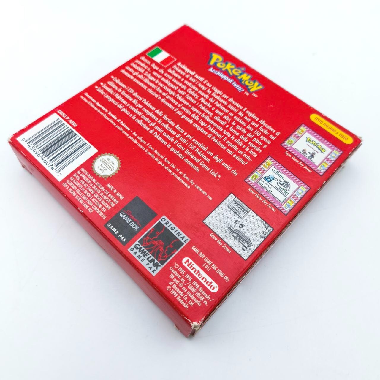 Pokemon Rosso Nintendo Game Boy Completo 100% ITA Originale con Scatola6