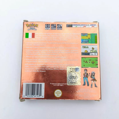 Pokemon Rosso Fuoco + Scatola e Manuale Gba Game Boy Advance 100% Originale ITA6