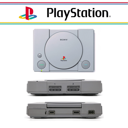 PS1 Playstation Ps 1 Fat Standard Originale Console e Alimentatore - In Garanzia