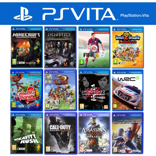 Ps Vita Playstation Gioco a Scelta tra i Migliori Titoli Minecraft LEGO Cod FIFA
