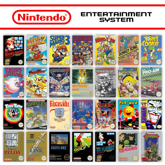 Nintendo NES Gioco a Scelta tra i Migliori Titoli Zelda Mario Kirby Cartucce