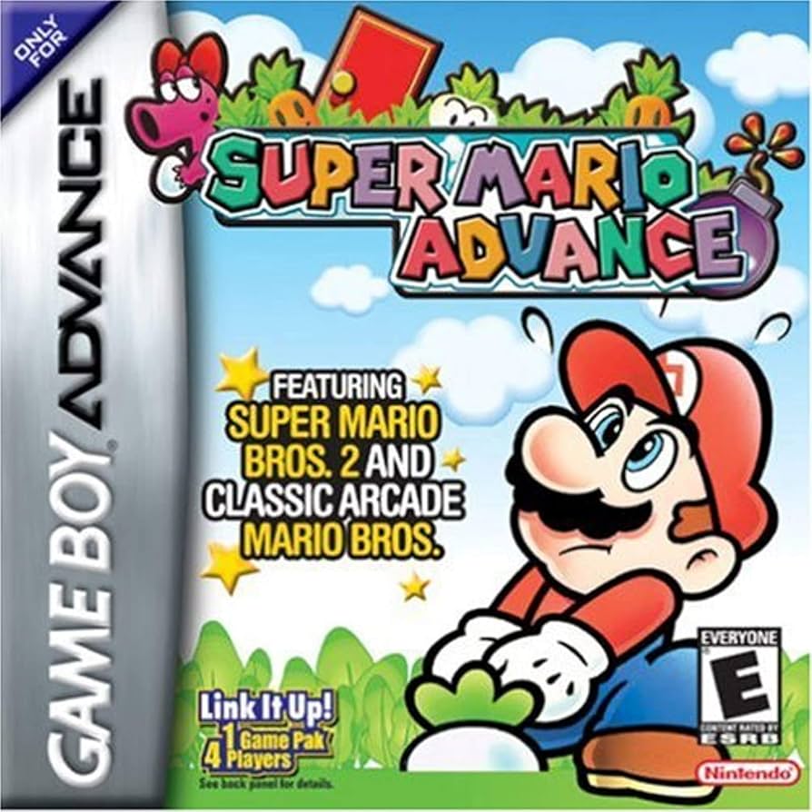 Gioco Super Mario Advance (EUR) solo Cartuccia per GBA Game Boy Advance