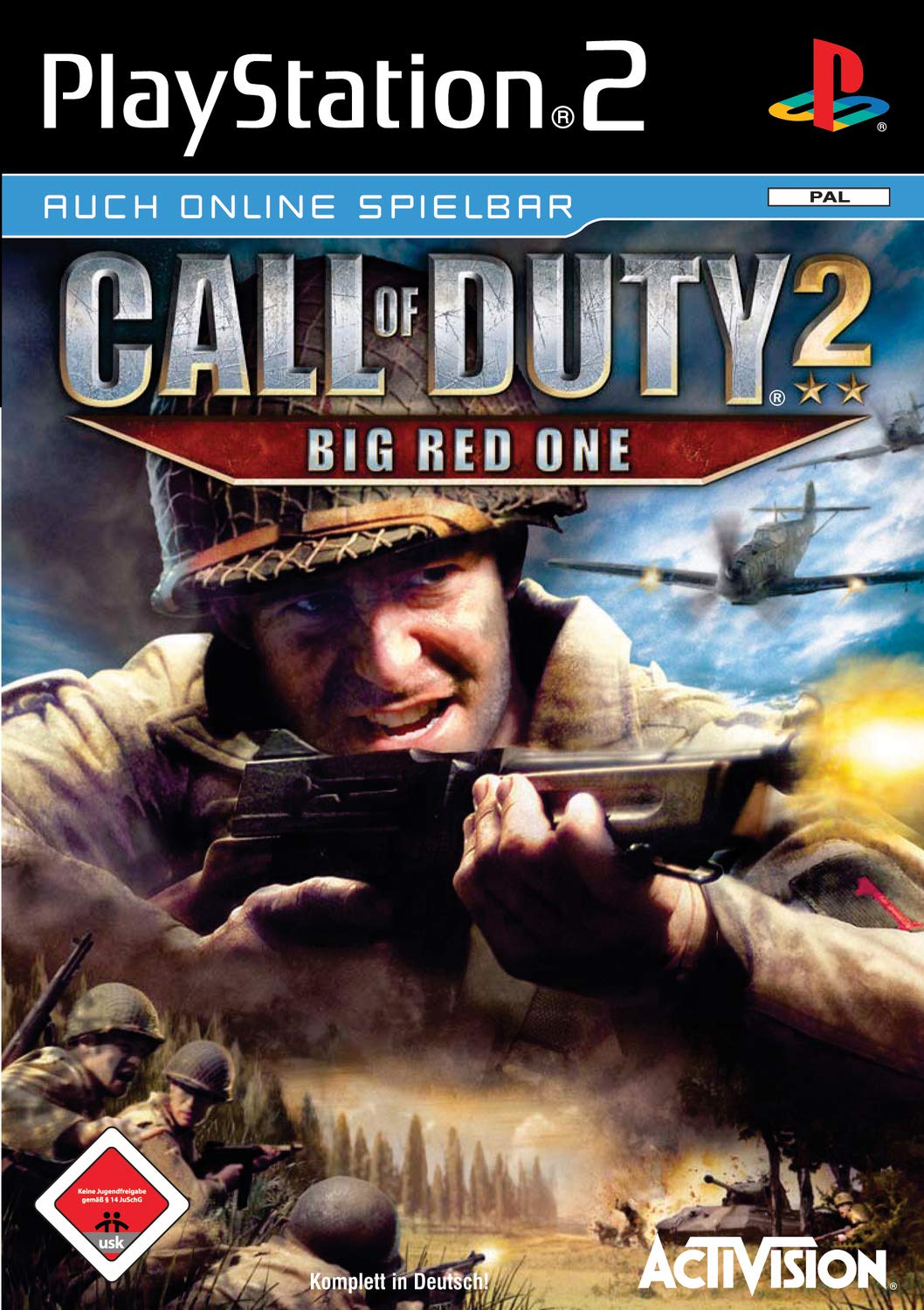 Gioco Call Of Duty 2 COD Big Red One per PS2 Playstation 2
