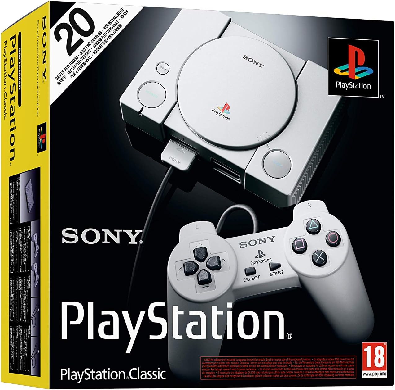 PS1 CLASSIC MINI Playstation PS 1 Originale + 20 Giochi GRATIS - In Garanzia