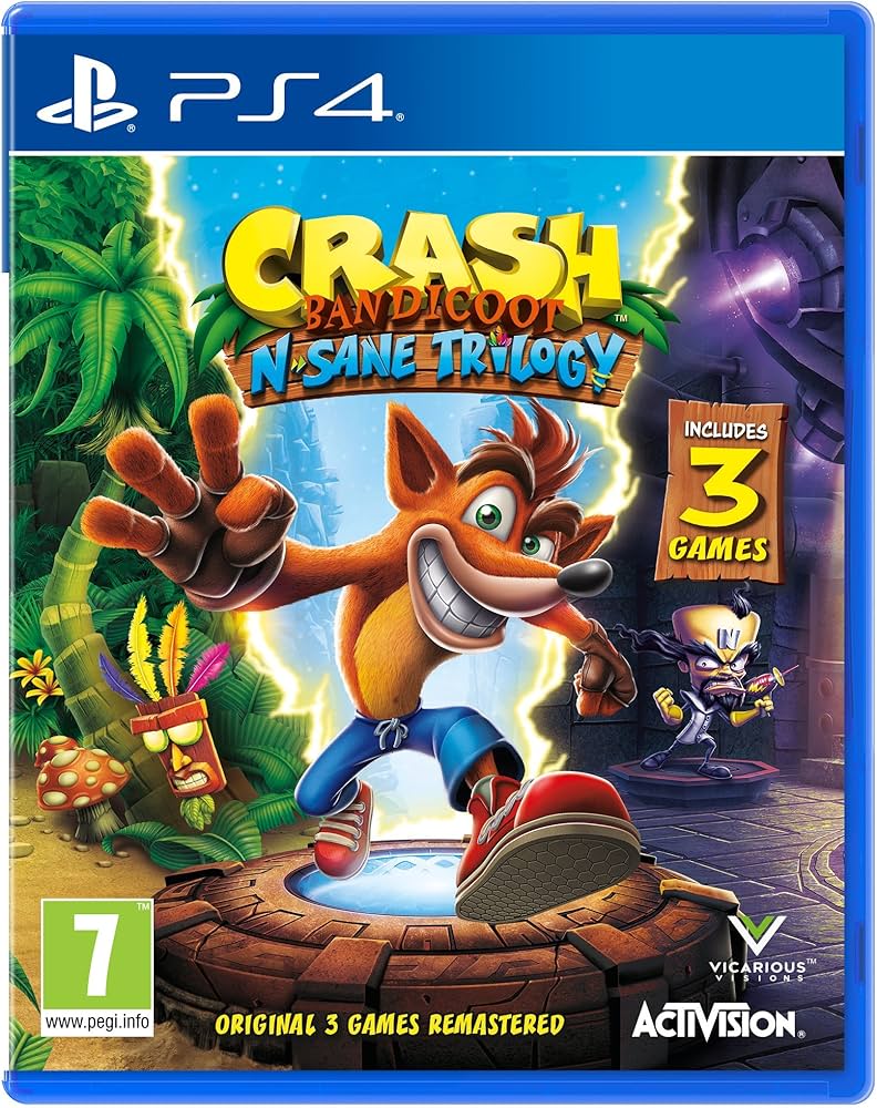 Gioco Crash Bandicoot 'Nsane Trilogy per PS4 Playstation 4