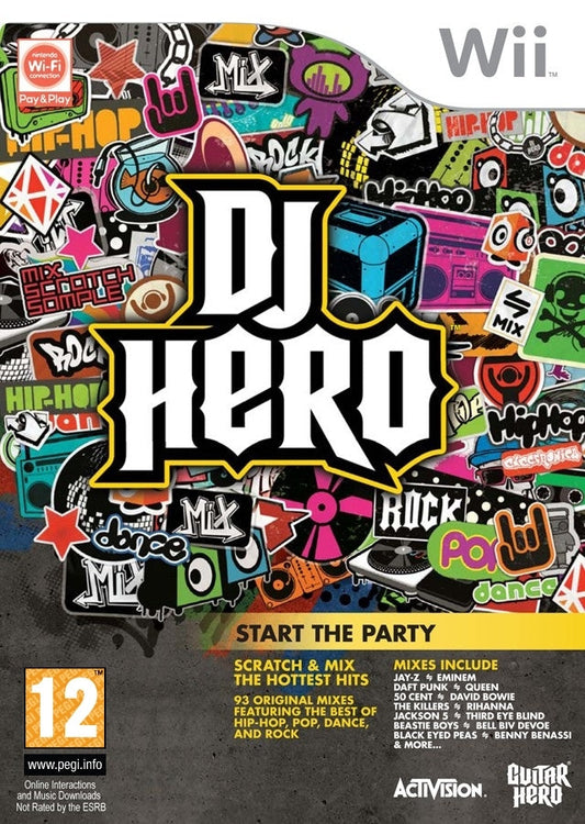 Gioco DJ Hero per Nintendo Wii