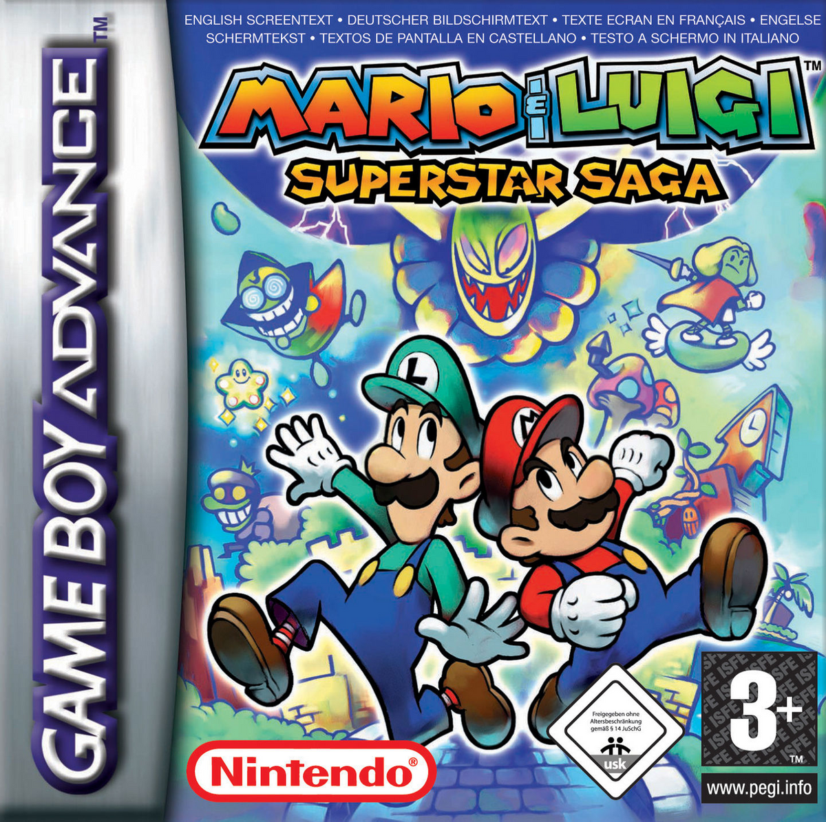 Gioco Mario & Luigi Superstar Saga solo Cartuccia per GBA Game Boy Advance